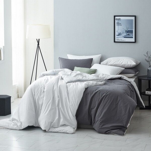 클라르하임 마론 고밀도 60수 워싱면 차렵이불 2점세트