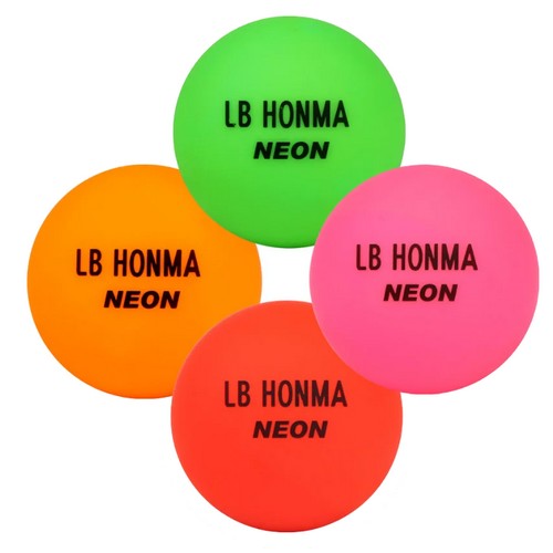 LB 혼마 비비드 네온 4피스 파크골프공