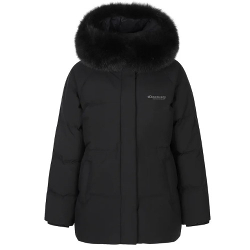 디스커버리익스페디션 켈리 구스다운 미드패딩 DWDJ98056-BKS