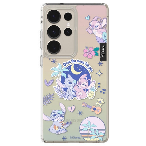 모란카노코리아  갤럭시S23 플러스 디즈니 스티치 오로라 크리스탈 디자인 케이스