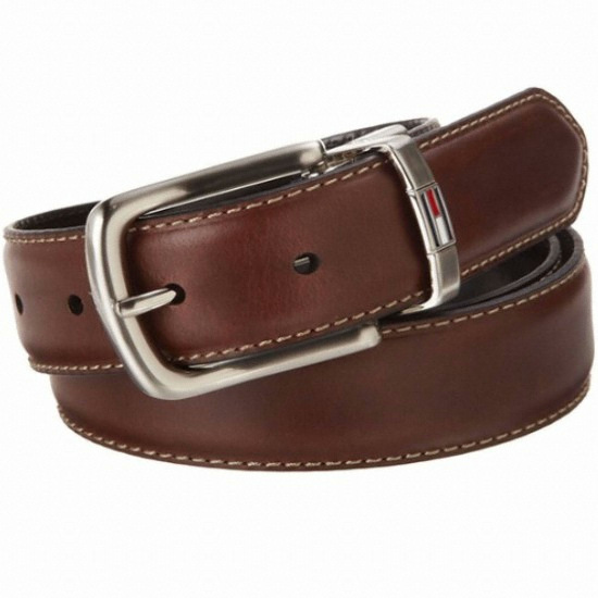 타미힐피거 남성 Black Brown 양면벨트_11TL08X014 206