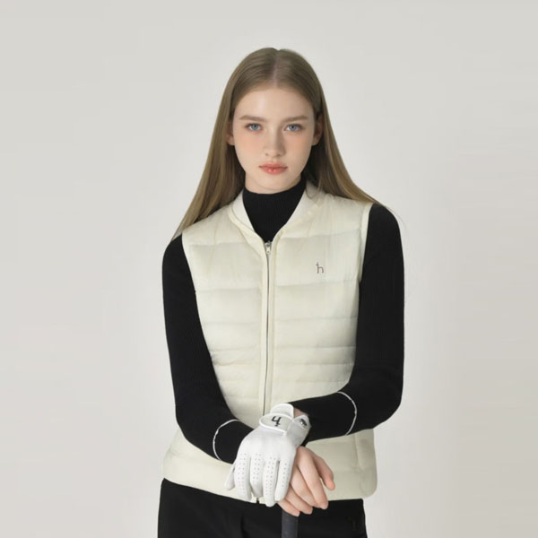 LF 헤지스골프 에센셜 경량 다운 베스트 HWJU5D901CR