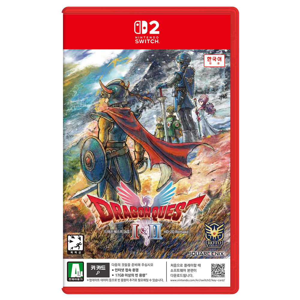 스퀘어에닉스  드래곤 퀘스트 1 & 2 HD-2D Remake 한글판
