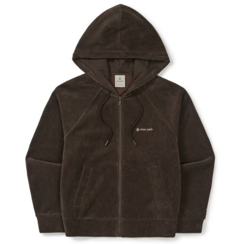 스노우피크 코듀로이 세미크롭 후드 집업 S25WWFFJ73CB