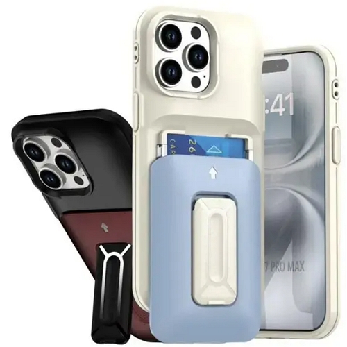 수나르  아이폰12 프로 맥스 컬러풀 슬라이드 카드슬롯 거치대 케이스