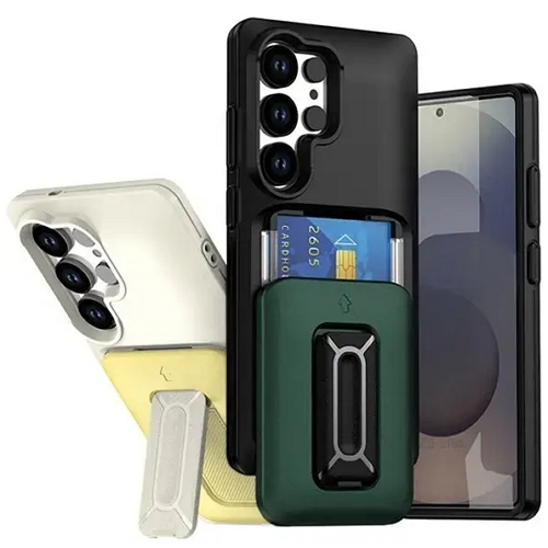 수나르  갤럭시S22 울트라 컬러풀 슬라이드 카드슬롯 거치대 케이스