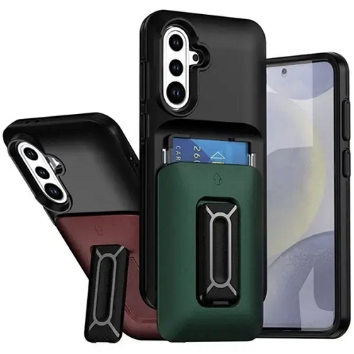 수나르  갤럭시A36 컬러풀 슬라이드 카드슬롯 거치대 케이스