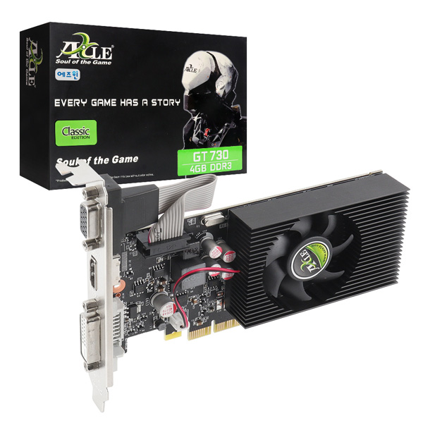 액슬  지포스 GT730 클래식 D3 4GB R2 에즈윈