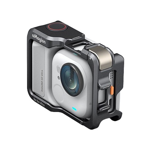 오토케  AC-X123 인스타360 GO Ultra용 메탈 케이스 + 전면 실리콘 커버