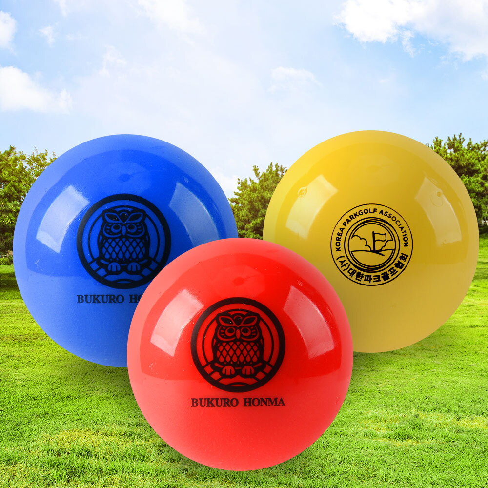 부쿠로혼마  3피스 파크골프공 B3FUPB07