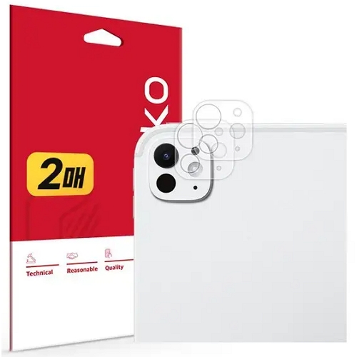 스코코  iPad Pro 11 M5 후면 카메라 렌즈+커버 보호필름 2세트