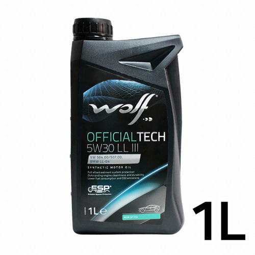 울프  오피셜테크 5W30 롱라이프3 1L