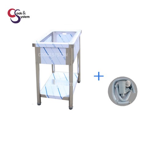 쿡앤시스템  업소용 무턱 개수대 1조