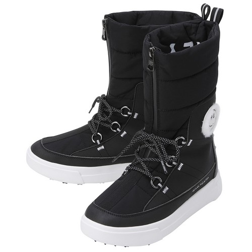 크리스패션 파리게이츠 퍼 스마일 패치 논스파이크 웜 부츠 521E4SE004_BK