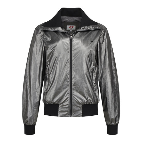 마스터바니에디션  글로시 리브 카라 집업 점퍼 421E4JP402_SV