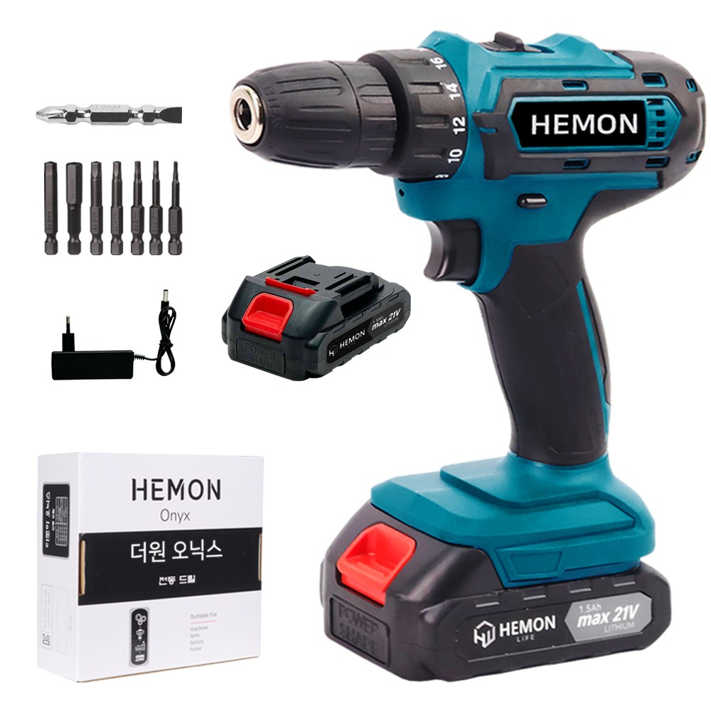 헤몬 더원 오닉스 전동드릴 공구 세트 해외구매
