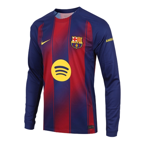 나이키  FC 바르셀로나 2025/26 스타디움 홈 드라이 핏 레플리카 긴소매 저지 HJ4611-456