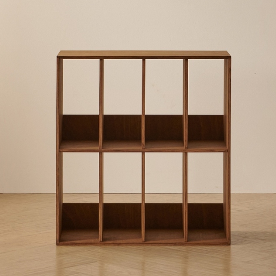 홈인홈 북다방 2단 4x2 라왕 원목 책장 600