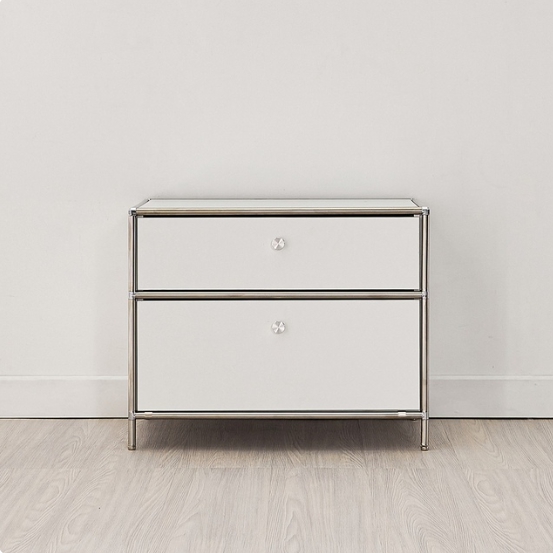 동서가구 프레오 2단 스틸 모듈 서랍장 600