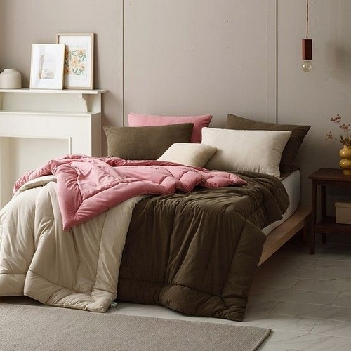 애끌리아 벨로 HR 코듀로이 극세사 차렵이불 베개커버세트