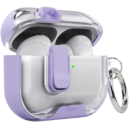 EXCCI  에어팟 프로3 컬러엣지 풀커버 잠금 분실방지 케이스