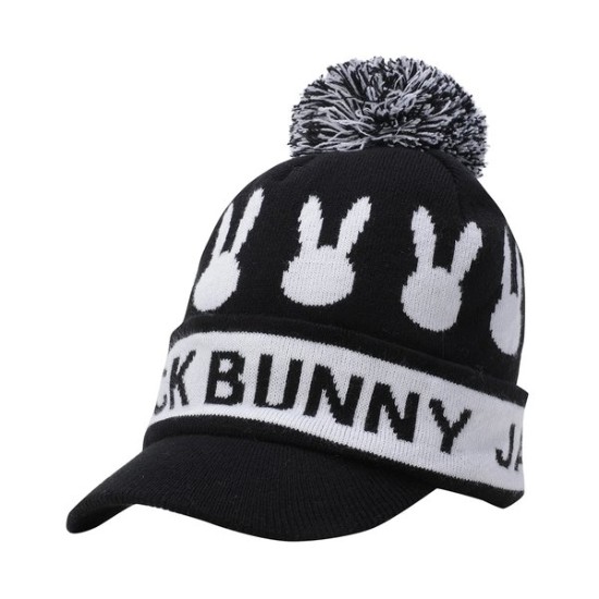 크리스패션 파리게이츠 잭바니 래빗 자카드 폼폼이 비니캡 531E4CPJ21
