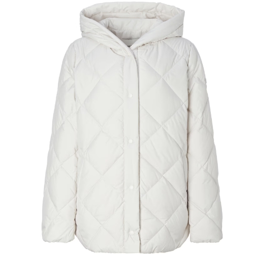 LF 헤지스골프 다이아 패턴 구스 다운 점퍼 HSJU5D011IV