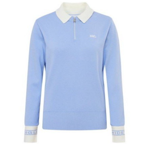 와이드앵글  심플 쿼터집업 방풍 스웨터 WWW25K72IC