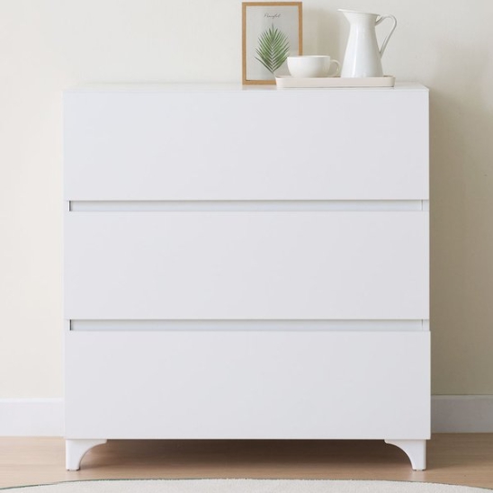 벨리카가구  고니 3단 다용도 수납 서랍장 800