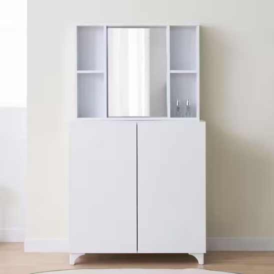 벨리카가구  고니 멀티 수납 화장대 800