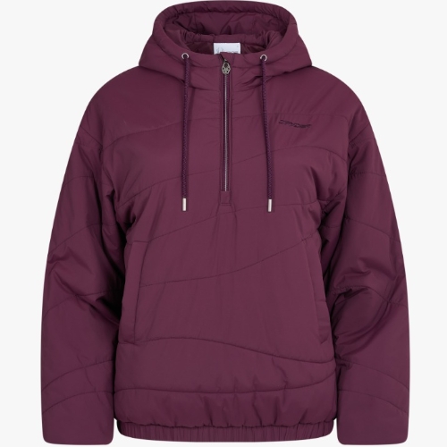 스파이더  커브 퀼팅 아노락 패딩 SPKWCNJK352W-WINE