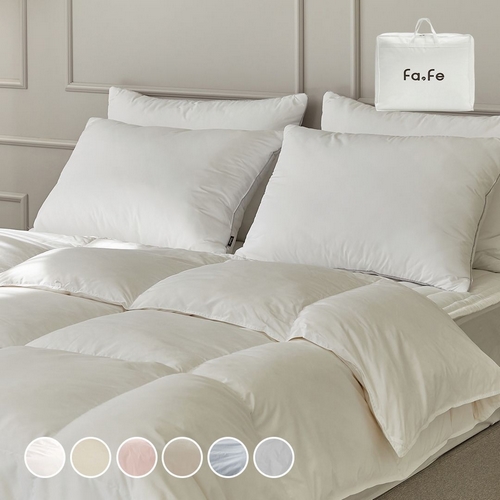 파르페 헝가리90 구스속통 플레인 80수 이불커버 베개세트