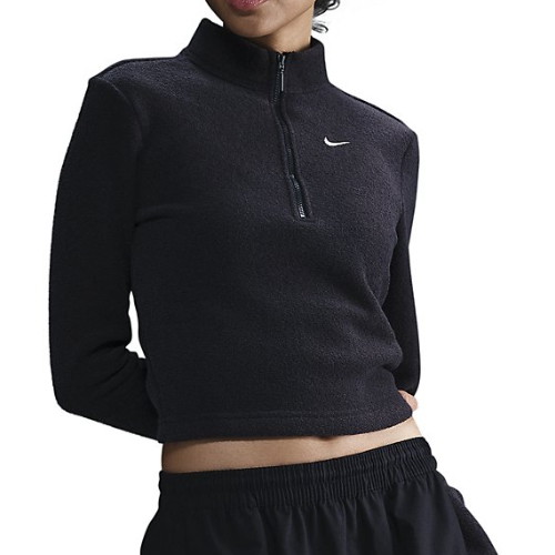 나이키 피닉스 플러시 슬림 긴팔 코지 플리스 하프집 탑 FV8029-010