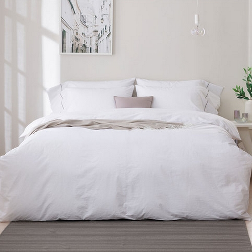 조선호텔 에센셜 고밀도 이불커버 세트 화이트