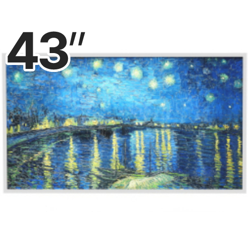 시스메이트  더 갤러리 QM43F-WTE