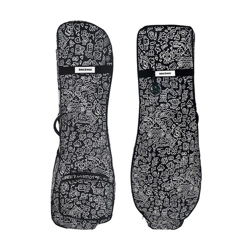 브렌스  일러스트 패턴 바닥오픈형 슬림형 항공커버