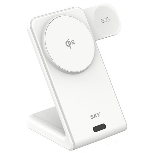스카이랩 스카이 필 Qi2 3in1 15W 맥세이프 무선충전기 SKY-W60Q