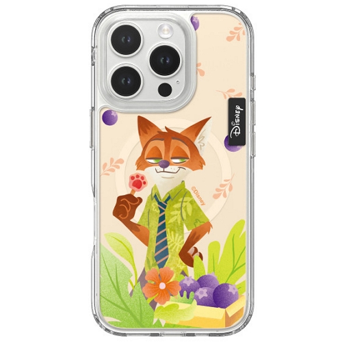 모란카노코리아  아이폰16 플러스 주토피아 인더가든 크리스탈 디자인 맥세이프 케이스