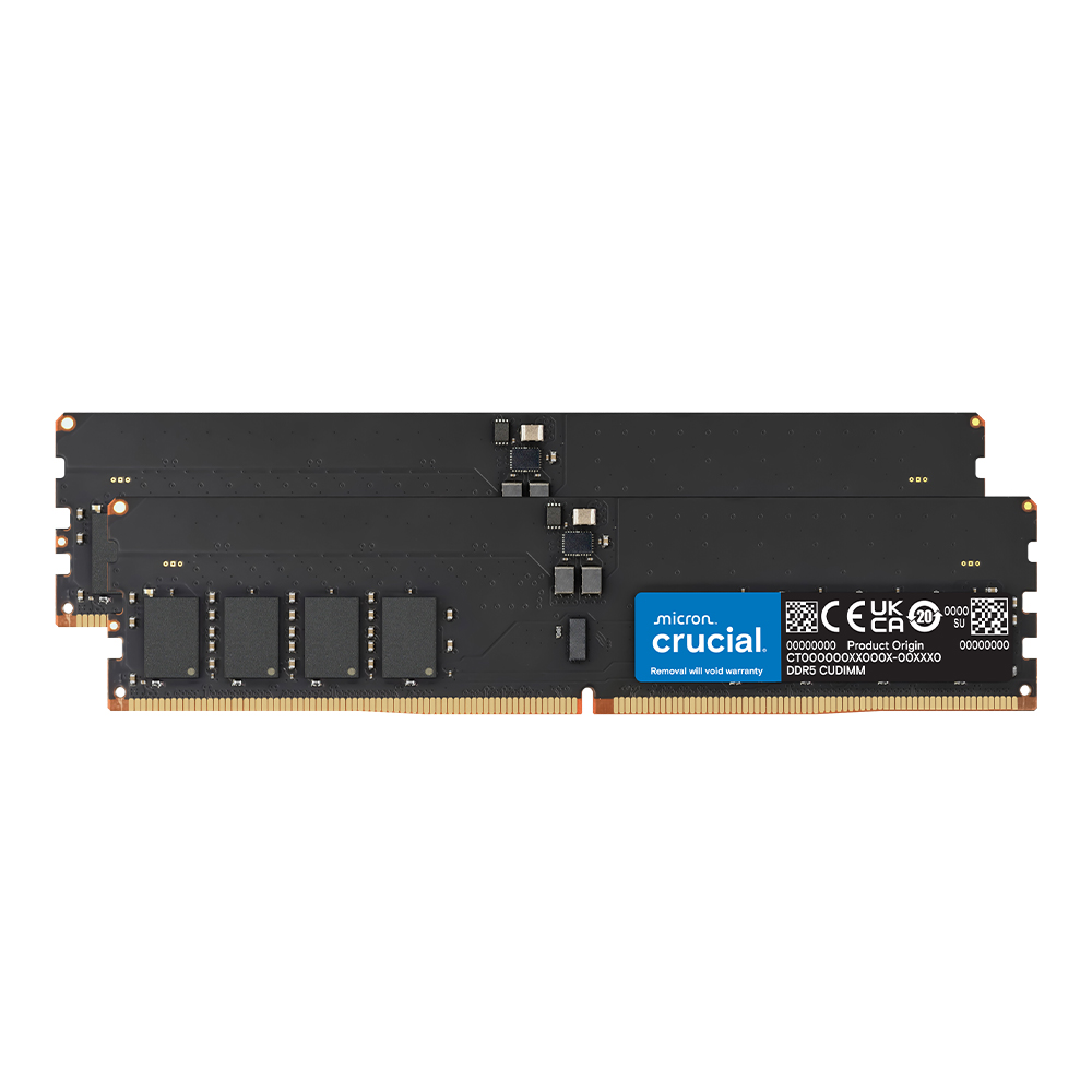 마이크론 Crucial DDR5-6400 CL52 CUDIMM 패키지 대원씨티에스