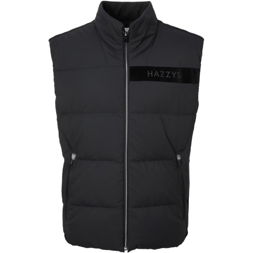 헤지스골프 중량 스윙 구스다운 베스트 점퍼 HUJU5D715BK