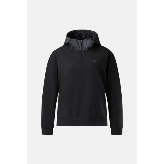 코오롱스포츠 하이브리드 후드 티셔츠 V3TBX25512BLK