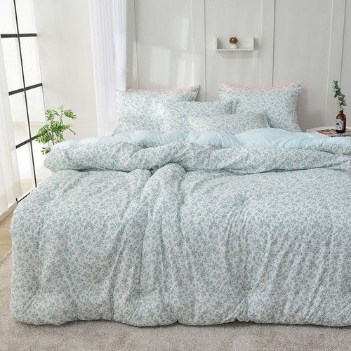 르헤브 로즈플라워 마이크로모달 옥수수솜 사계절 차렵이불 패드세트
