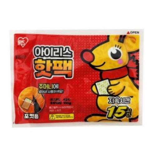 아이리스코리아  포카포카 포켓용 핫팩 100g
