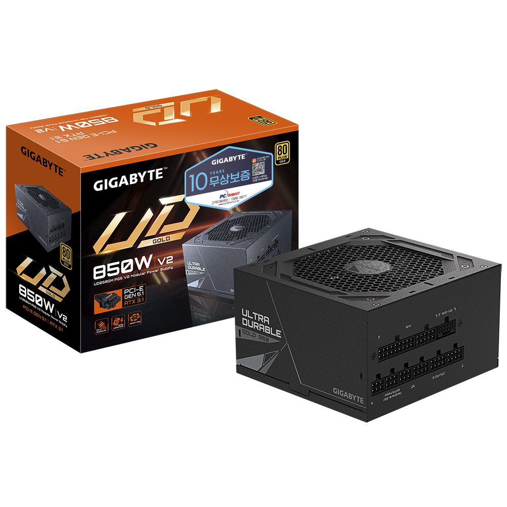 GIGABYTE  UD850GM PG5 V2 80PLUS골드 풀모듈러 ATX3.1 피씨디렉트