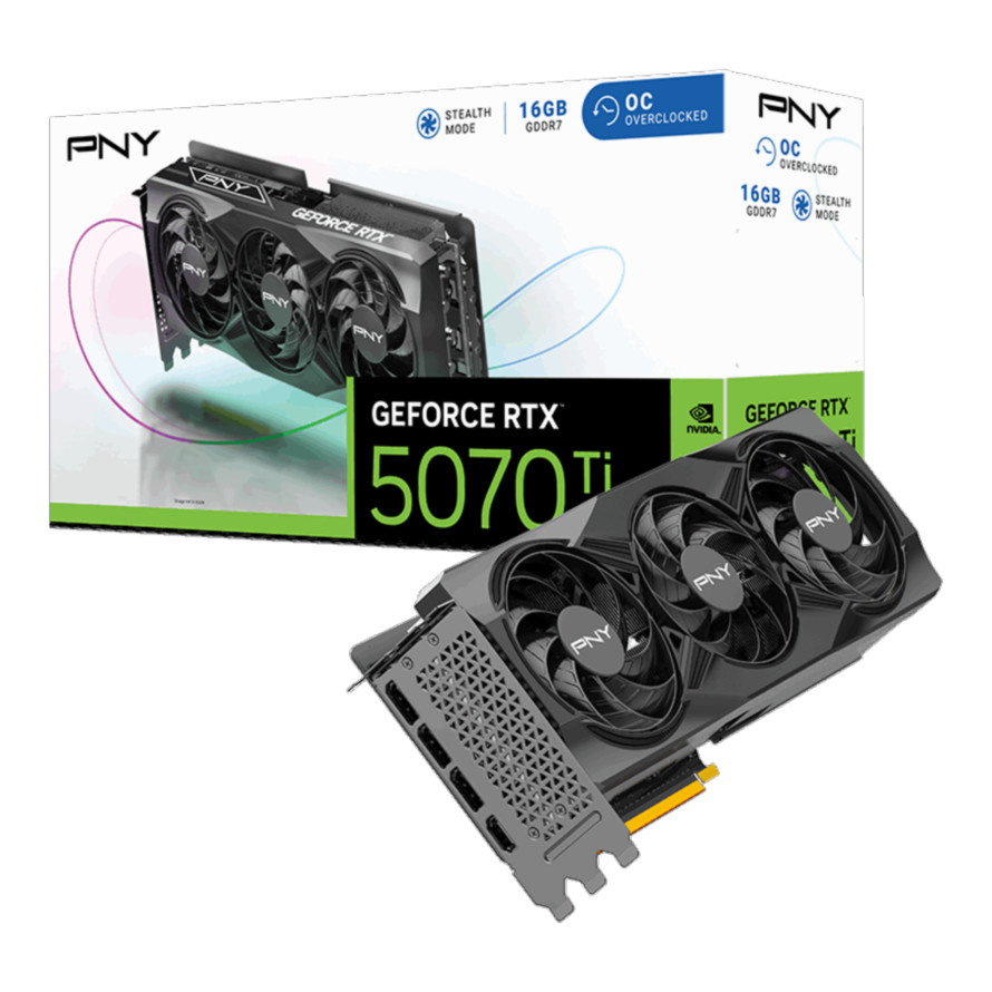 PNY  지포스 RTX 5070 Ti OC D7 16GB Triple Fan 제이씨현