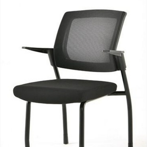 라온체어  CS200 블랙 B형 팔걸이유 모두고정 책상 의자