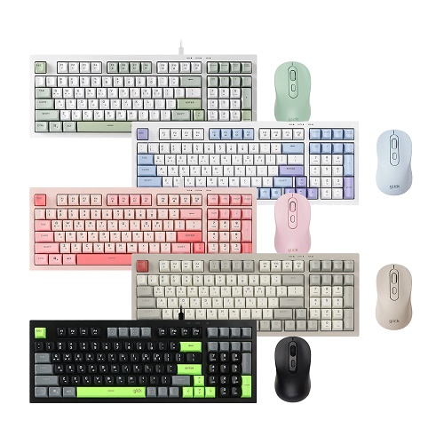 지클릭커  OFFICEPRO OPS70 사일런스 M 마들렌 키보드 마우스 세트 98