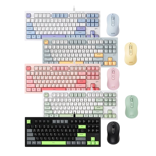 지클릭커  OFFICEPRO OPS70 사일런스 M 마들렌 키보드 마우스 세트 87