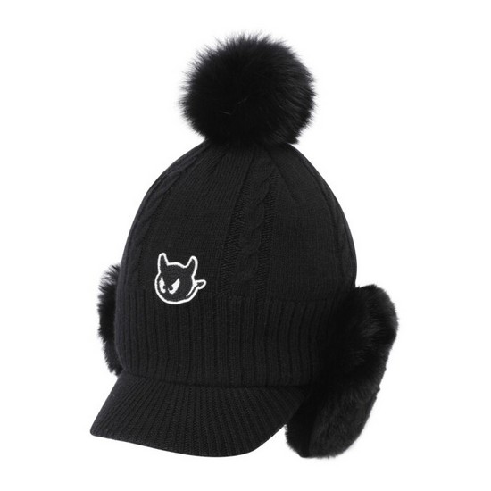 WAAC  이어 워머 니트 햇 WGRCX25812BKX