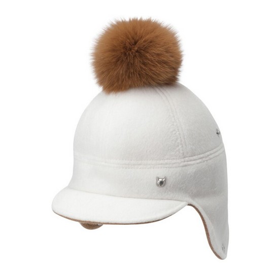 WAAC  폼폼 니트 햇 WGRCX25810IVX